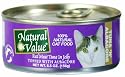 Natural Value Cat Food, Red Meat Tuna in Jelly Topped with Albacore, 5.5 Ounce Cans (Pack of 24)
