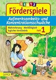 Aufmerksamkeits- und Konzentrationsschw&auml;che 1 - Lentz F&ouml;rderspiele Wahrnehmung - Merkf&auml;higkeit - logisches Verst&auml;ndnis S - 