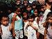 Children on the Valenzuala Dump, Quezon City, Southern Tagalog, Philippines Art Photo...