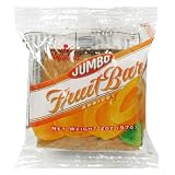 Betty Lous Jumbo Fruit Bar, Apricot, 2-Ounce Bars (Pack of 18)