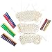 Factory Direct Craft Decorate Your Own Ready-to-Color Holiday Wood Ornaments - Pack of 30 DIY Ornaments (3 to 3-1/2 Inches High)