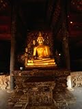 Sitting Gold Buddha Wat Phra That Lampang Luang, Lampang, Thailand Photographic Poster Print