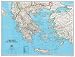 Map of Greece Maps Art Poster Print, 31x24