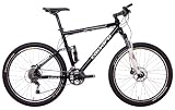 Calvaro Herren MTB Vollgefedert Fahrrad Cream Draft