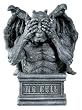 Gargoyle - Deimos - See No Evil - Cold Cast Resin - 5.5" Height