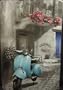 Light Blue Piaggio Vespa PX 150 Scooter Metal Poster Tin Plate Sign 8"x12"