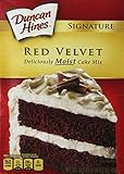 Duncan Hines Signature Red Velvet Cake Mix, 16.5-Ounce Boxes (Pack of 6)