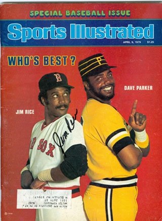 Jim Rice Autographed/Hand Signed Sports Illustrated Magazine April 9, 1979