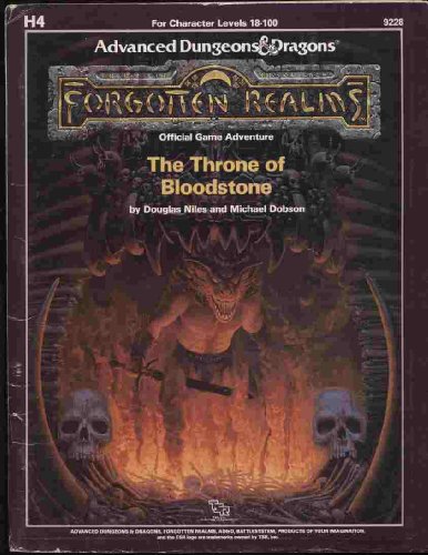 Cover image : The Throne of Bloodstone: Module H4 (Advanced Dungeons & Dragons Module)