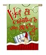 Not a Creature Was Stirring Silk Reflections Regular Size Flag Not a Creature Was Stirring Silk Reflections Regular Size Flag