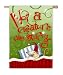 Not a Creature Was Stirring Silk Reflections Regular Size Flag