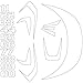 Easton Z5 Series Decal Kit, White