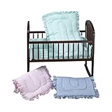 Baby Doll Bedding Gingham Port-a-Crib Set, Blue