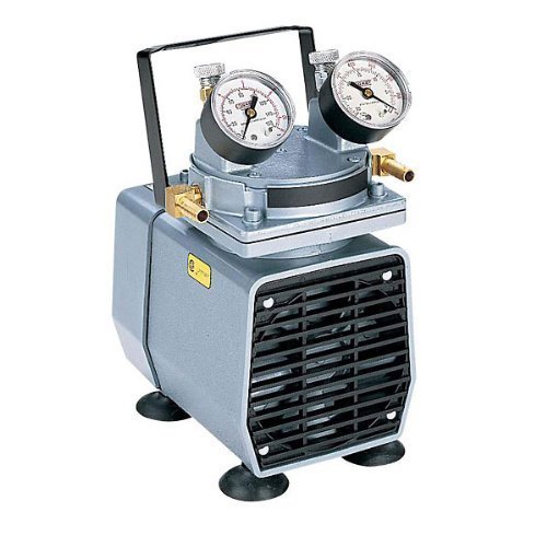 GAST DOA-P504-BN Vacuumpressure diaphragm pump with gauges regulators and relief valve single head 10 cfm 220