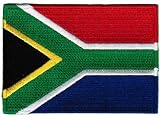 South Africa Flag Embroidered Patch African Iron-On National Emblem