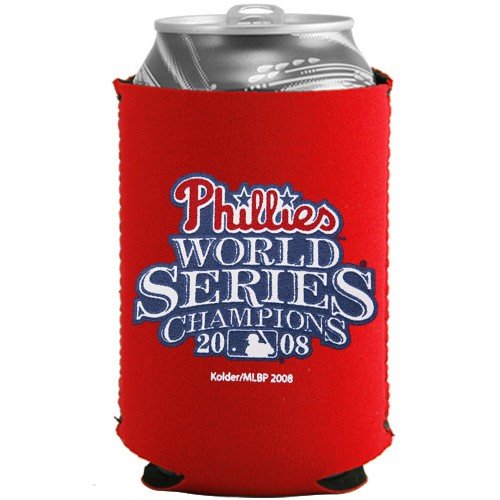 Buy Philadelphia Phillies 2008 World Series Champions Red Can Coolie by Football Fanatics