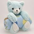 Bear with Blanket Pillow and Blanket Set Blue Dot Bear with Blanket Pillow and Blanket Set Blue Dot