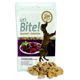 Lets Bite Chicken Liver Treats 4 x 80 g