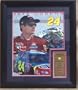 Jeff Gordon Race Used Car Piece Includes 11" x 14" Photograph With Piece of Racecar in a 21" x 29" Deluxe Photograph Frame