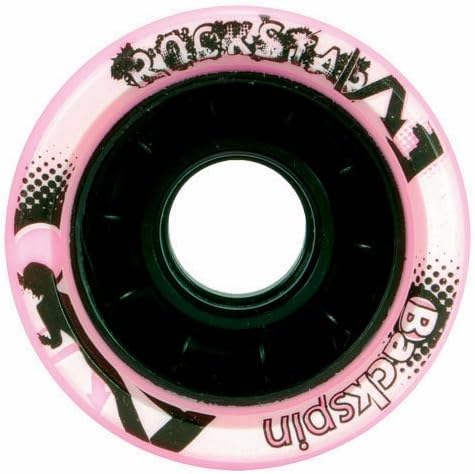 Pink Backspin RockStar Quad Speed Skate Wheels 92A