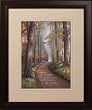 Remember How the Lord Your God Led You all the Way, Framed Inspirational Wall Print - Deuteronomy 8:2 (The Path)