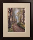 Remember How the Lord Your God Led You all the Way, Framed Inspirational Wall Print - Deuteronomy 8:2 (The Path)