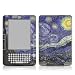 Van Gogh - Starry Night Design Protective Decal Skin Sticker for Amazon Kindle 2 E-Book Reader (Version 2.0)