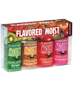 Pipedream Products, Inc. Flavored Moist Lubricant Sampler 4 Pack