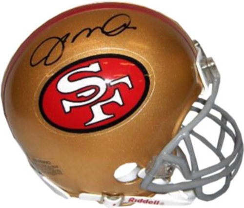 Joe Montana Autographed San Francisco 49ers Mini Helmet w/ Photo