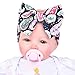 Baby Girls Headband,Canserin Infant Bowknot Turban Headwrap Hairband (B)