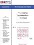 Managing Information Overload -- Knowledge Management Starts With Data
