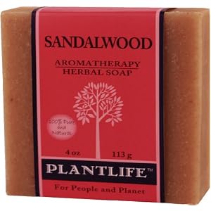 Sandalwood 100% Pure & Natural Aromatherapy Herbal Soap 4 oz (113g) Sandalwood 100% Pure & Natural Aromatherapy Herbal Soap- 4 oz (113g)