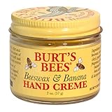 Burt's Bees Beeswax and Banana Hand Creme, 2-Ounce Jar (Pack of 3)