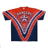 Texas Rangers V Tie Dye T-shirt