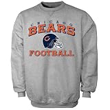 Reebok Chicago Bears Ash Stacked Helmet Sweatshirt