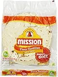 Mission, 8 Inch Soft Taco Flour Tortilla, 10 ct, 17.5 oz