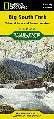 big south fork national river and recreation area national geographic trails illustrated map