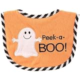 Luvable Friends Halloween Embroidery Bib, Ghost Luvable Friends Halloween Embroidery Bib, Ghost