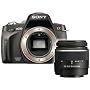 Sony DSLR-A230L SLR-Digitalkamera (10 Megapixel, 6,9 cm (2,7 Zoll) Display) Kit inkl. SAL 18-55 Objektiv