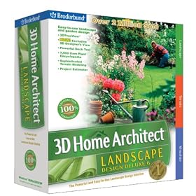 Click here to buy 3D Home Architect Landscape Design Deluxe 6 by Broderbund.