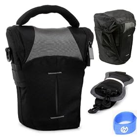 Kroo SLR Holster Camera Bag / Perfect Father's Day Gift Ideas for Canon - EOS 5D Mark III (YSSLRLG)