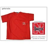Nebraska Cornhuskers Scarlet Scrub Top