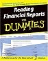 Reading Financial Reports For Dummies