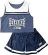 Seattle Seahawks Girl's 7-16 2-Pc Cheerleader Jumper