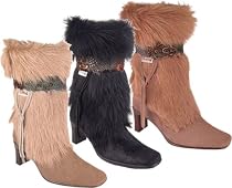 Bearpaw Women's Mukluk Goat Fur Boot - Style 488 Mika