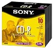 Sony 10CDQ80SS 80-min 700 MB 10 pack 48X CD-R in Slim Jewel Cases Lifestyles