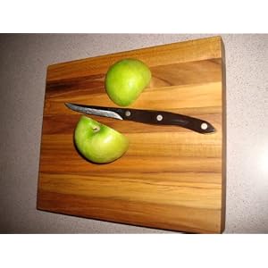 Solid Teak Wood Cutting Board made from 100% responsible, reforested teak from democratic Costa Rica. Dishwasher safe! FSC certified.