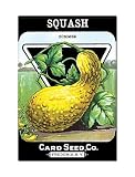 Squash Seed Packet Artwork Fridge Magnet