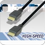 Produkt-Bild: HDMI High Speed Kabel mit vergoldeten Kontakten - L&auml;nge 1,5m