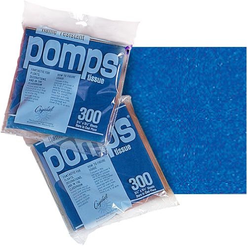 Childrens Toyshop  Sporting Goods : Pomps Tissue Squares Dark Blue